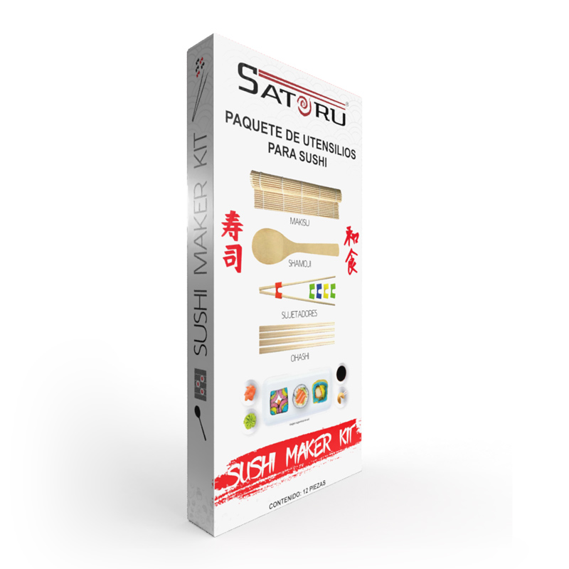 Sushi Maker, Kit de utensilios 12 pzas. SATORU