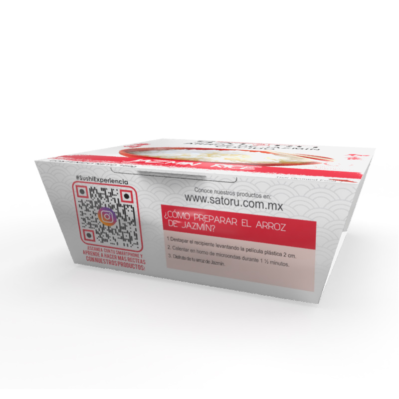 Arroz de Jazmín Cocido 160 grs. SATORU