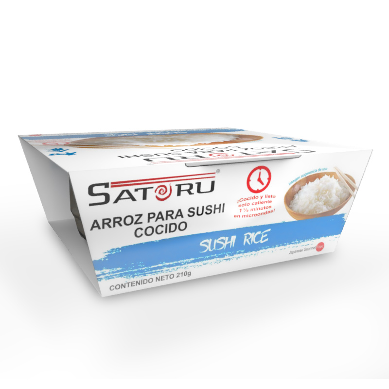 Arroz Cocido Para Sushi 210 grs. SATORU