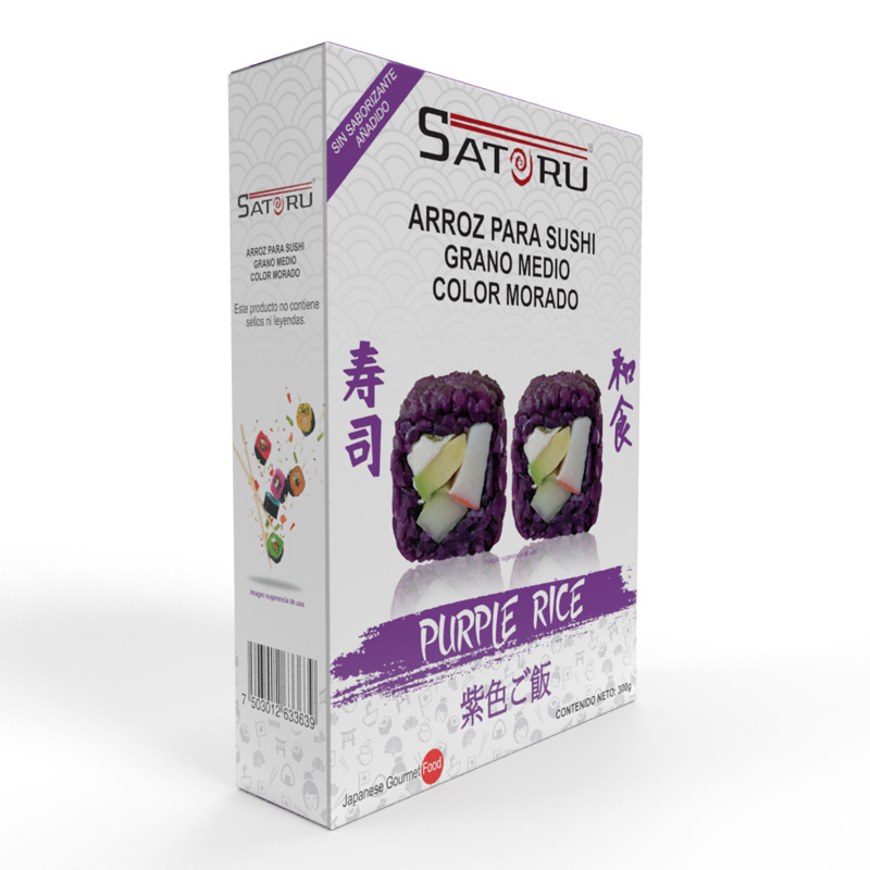 Arroz Para Sushi Morado 300 grs. SATORU