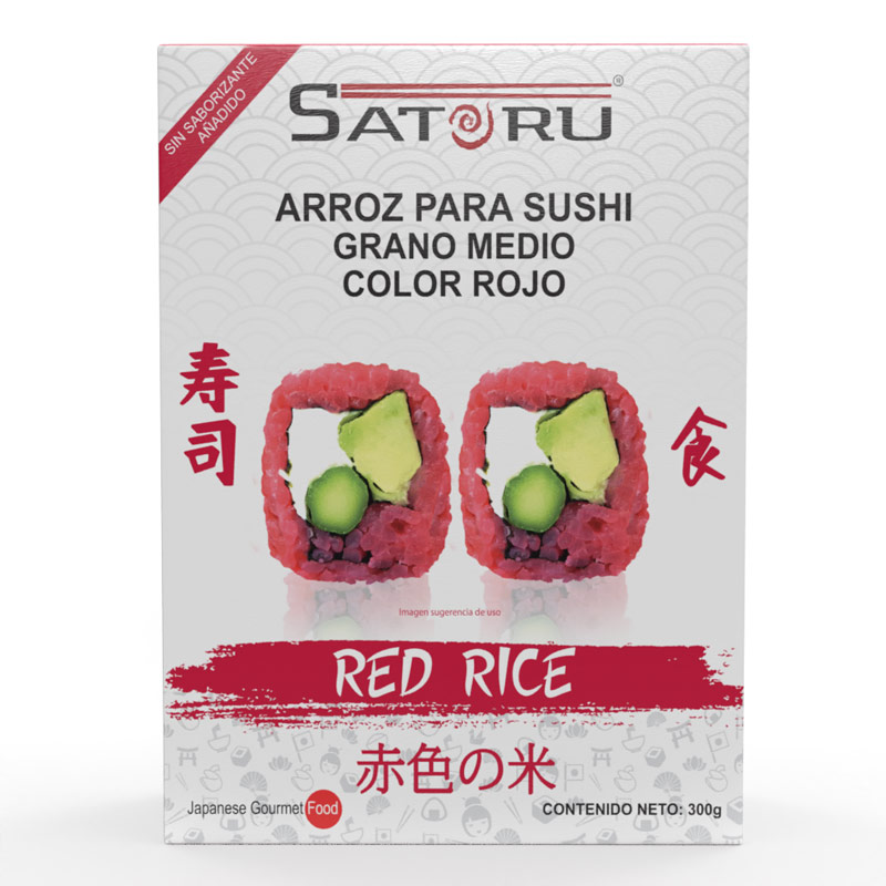 Arroz Para Sushi Rojo 300 grs. SATORU