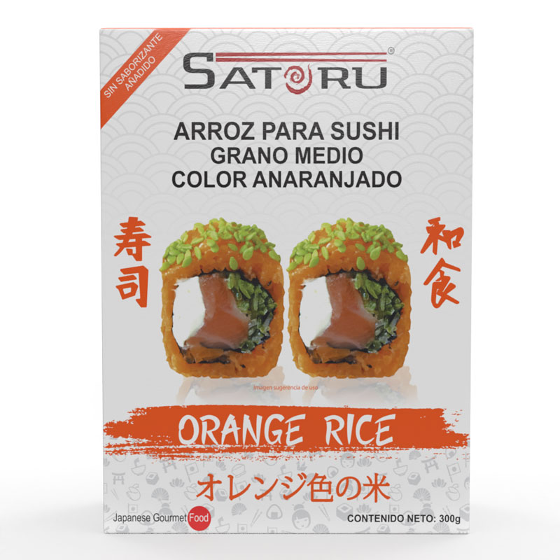 Arroz Para Sushi Naranja 300 grs. SATORU