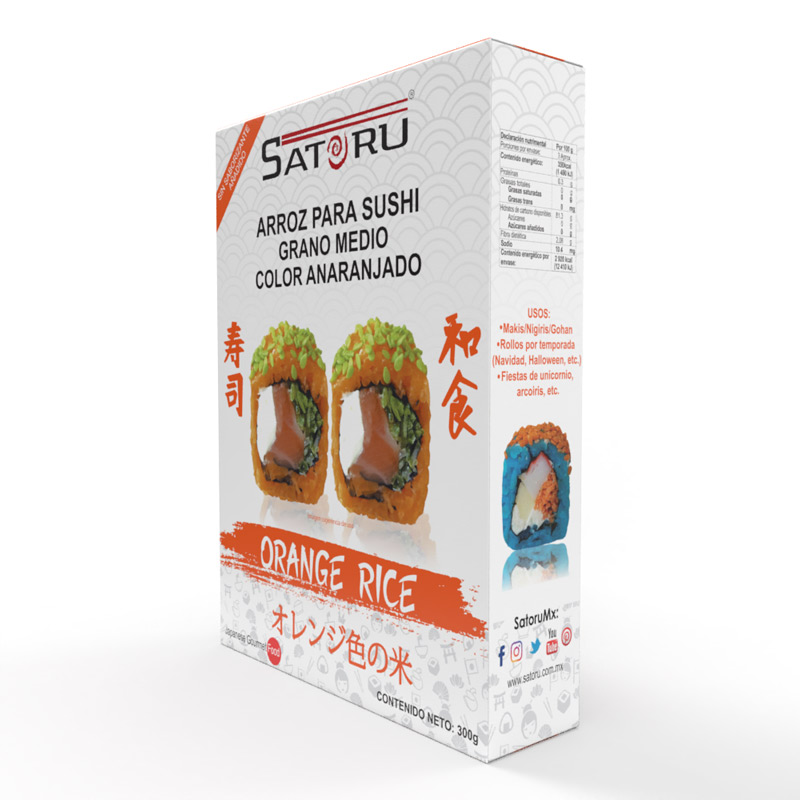 Arroz Para Sushi Naranja 300 grs. SATORU