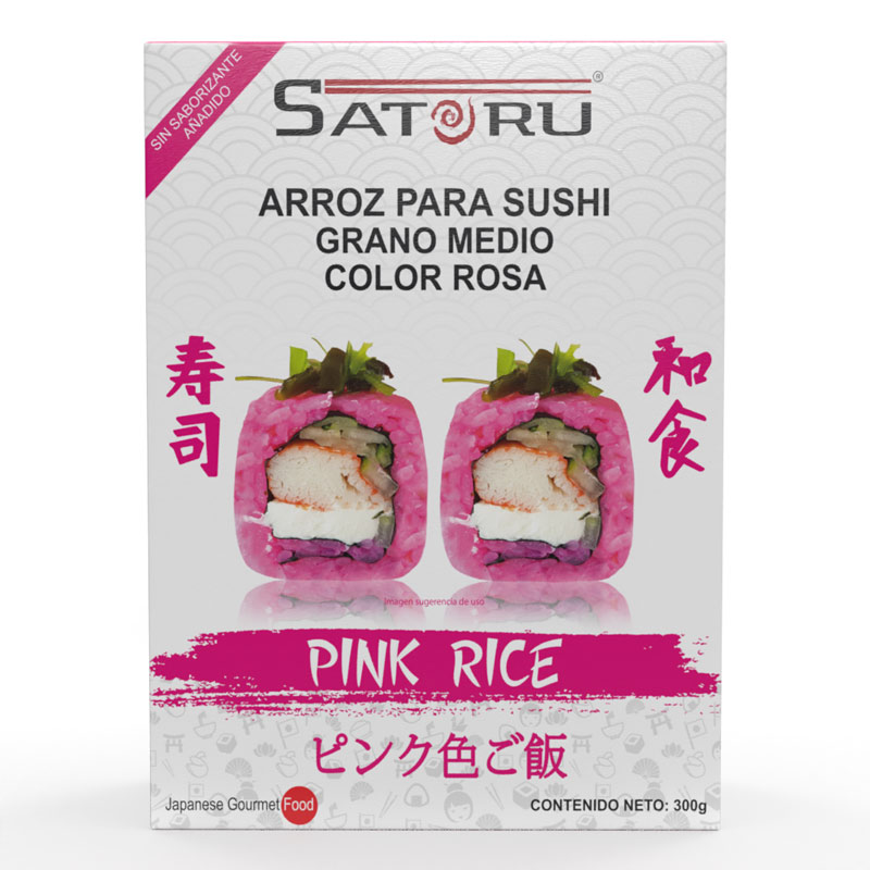 Arroz Para Sushi Rosa 300 grs. SATORU