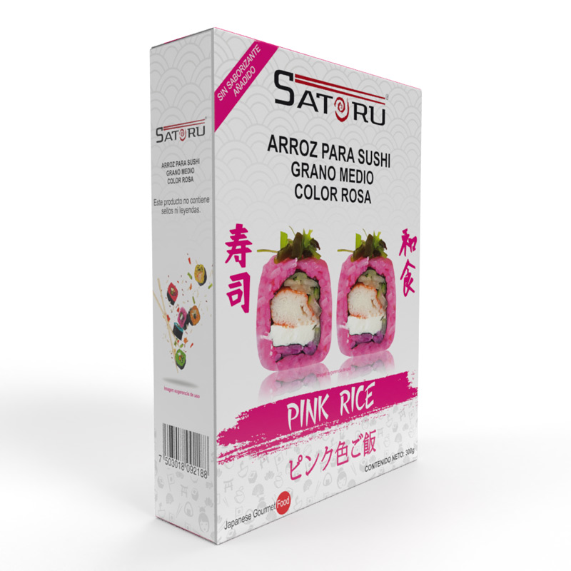 Arroz Para Sushi Rosa 300 grs. SATORU