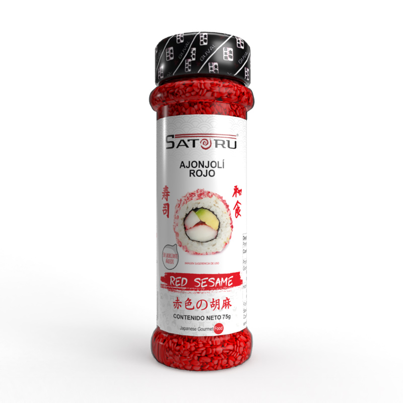 Ajonjolí Rainbow  Rojo 75g. SATORU