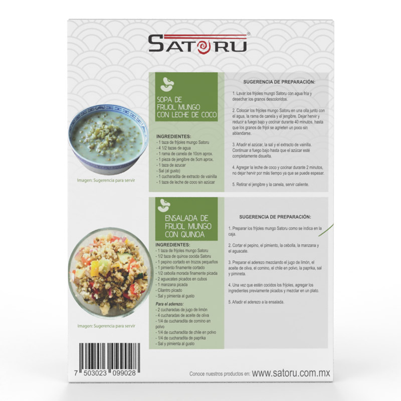 Frijol Mungo 600g. SATORU