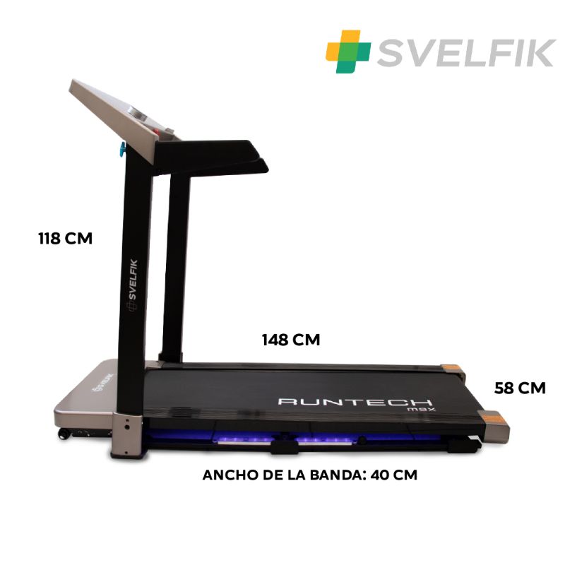 Caminadora Eléctrica Plegable 2.5 Hp Compacta 12km/hr 120kg