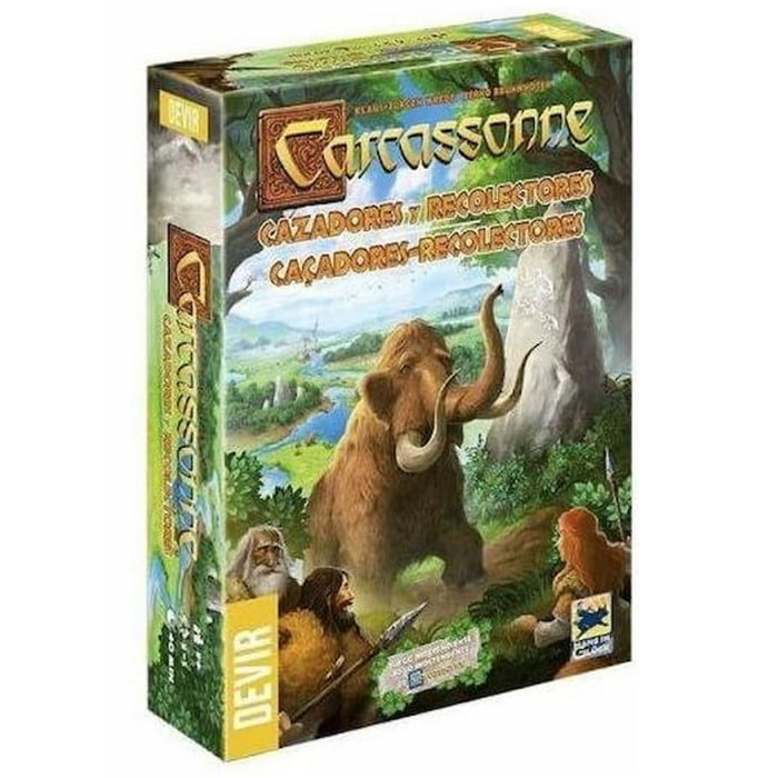 Carcassonne Cazadores y Recolectores- Juego de Mesa en Español - Devir