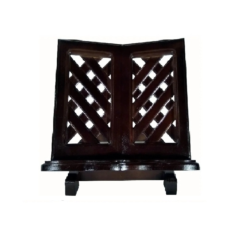 Atril Artesanal Biblia Recetario Porta Libros Madera