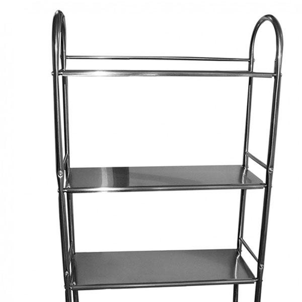 Organizador estante para baño 3 niveles acero inoxidable