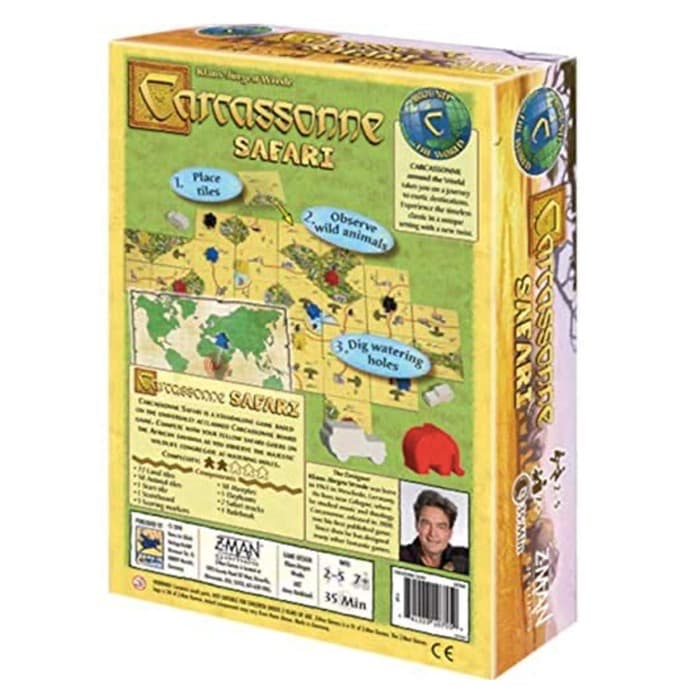 Carcassonne Safari - Juego de Mesa en Español - Devir