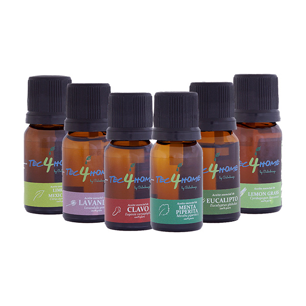 TEC4HOME PAQUETE ESENCIAL BREEZE-ACEITES ESENCIALES RELAJACIÓN Y AROMATERAPIA T4H-BREEZE-01