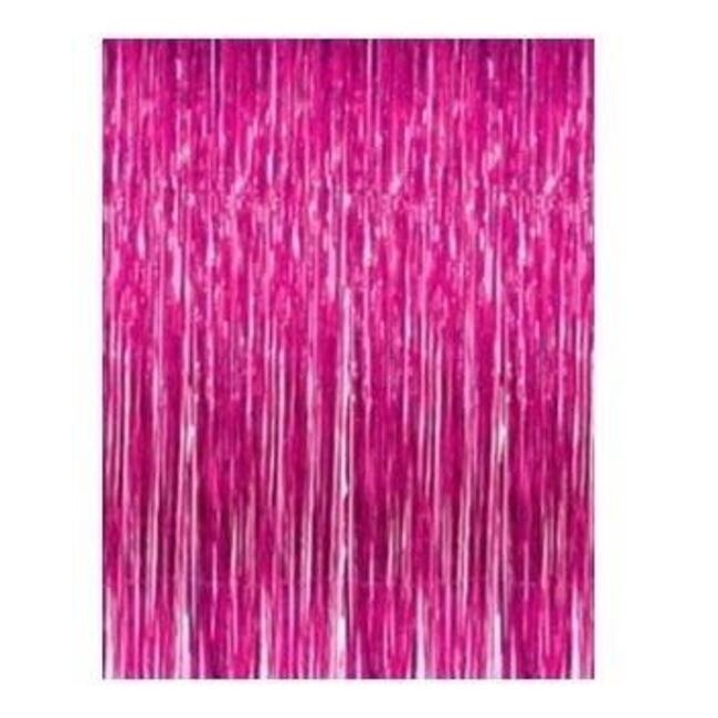 Cortina Metálica Para Fiesta Rosa 