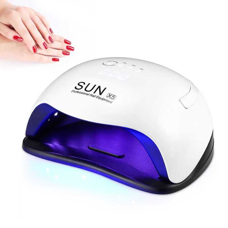 Lampara secador  de uñas SUN 5 X secador de uñas profesional,curado de uñas lampara led uv