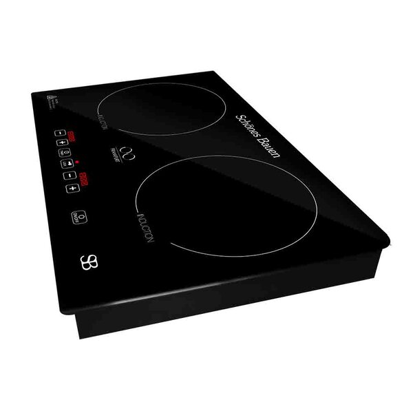 Parrilla de Induccion Schones Bauen Frankfurt Empotrable 2 quemadores 120V 32"
