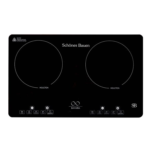 Schones Bauen Parrilla de Induccion Bavaria 2 Quemadores 120V