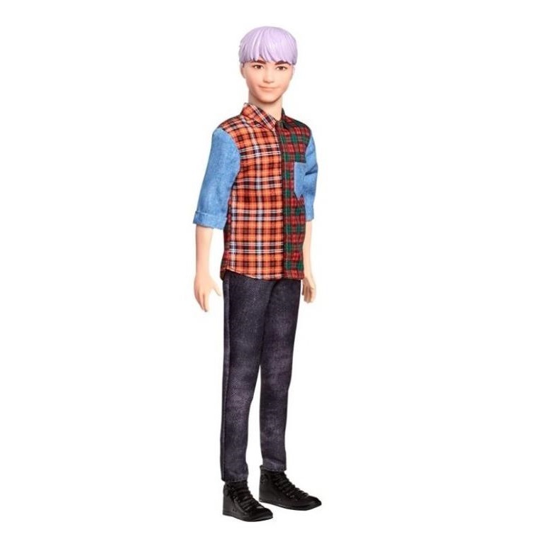 Barbie Ken Fashionista 154 Pelo Morado Asiatico 