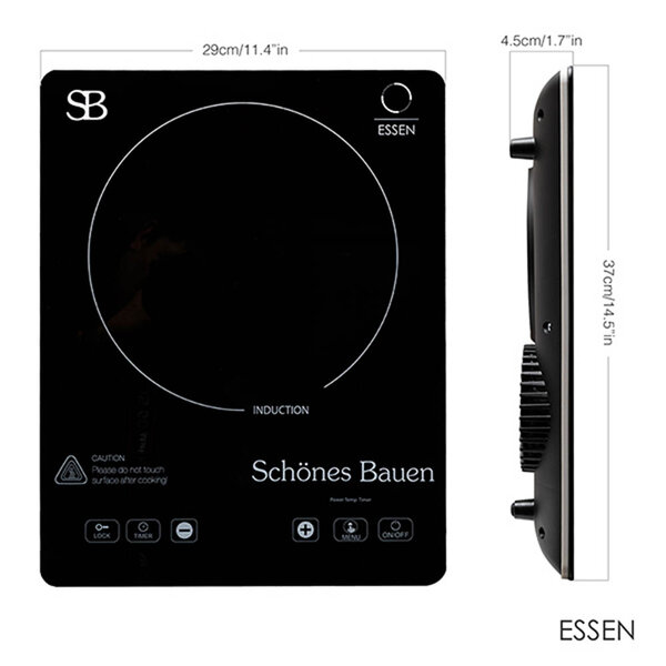 Schones Bauen Parrilla de Induccion Magnetica Essen 1 Zona 110/120V