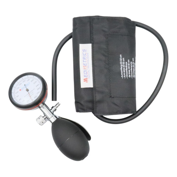 Baumanómetro Aneroide Integral Brazo Tipo Palma Medimetrics Tensiómetro