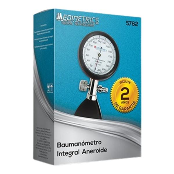 Baumanómetro Aneroide Integral Brazo Tipo Palma Medimetrics Tensiómetro