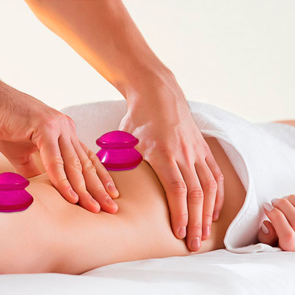 4 Ventosas Masaje Anticelulitis De Silicona 