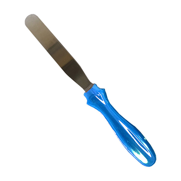 Aleissi 3pz Espatula Recta Angular Y Pala Pastelera Acero Azul