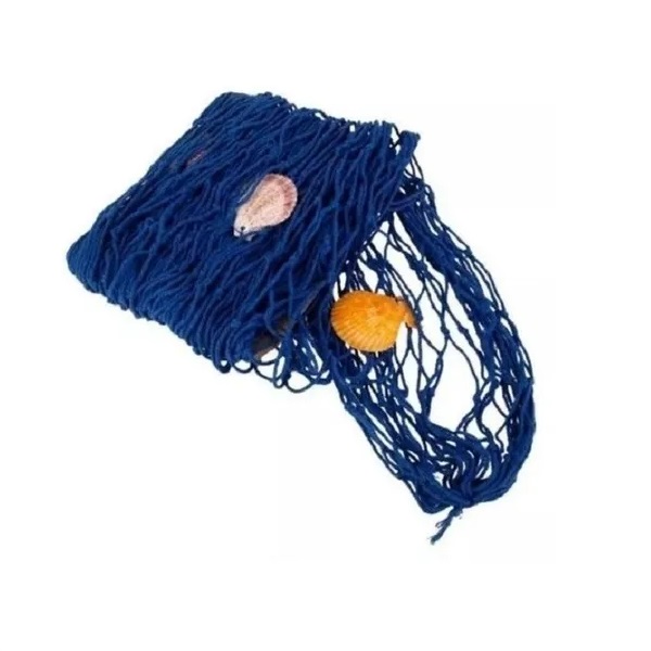  Red De Pesca Decorativa De Estilo Mediterrán (Azul)