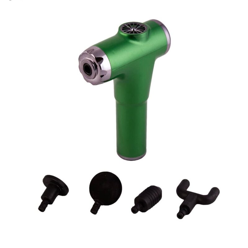 PISTOLA DE MASAJE MUSCULAR ELECTRICO DE 6 VELOCIDADES, IDEAL PARA MÚSCULOS, HOMBROS, CUELLO, ESPALDA