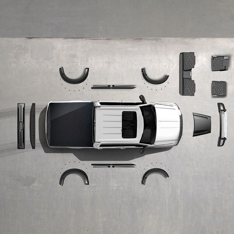 CANTONERAS GUARDABARROS PARA F-250 SUPERDUTY 2017-2020 SUPER BOLT