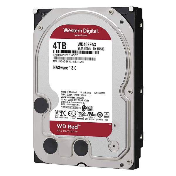 Disco Duro Western Digital WD Red  3.5" 4TB  WD40EFAX