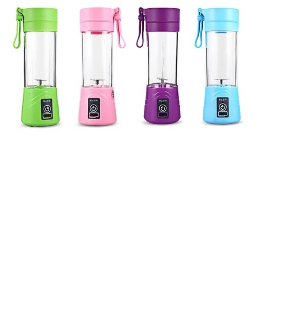 Licuadora Portatatil Termo Recargable Usb Con Agarradera Gym 