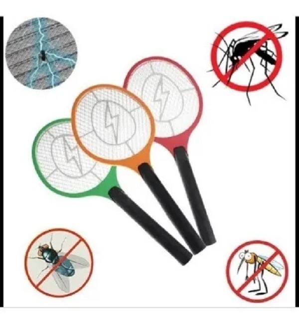 Raqueta Eléctrica Recargable Mata Mosquitos Insectos Elimina