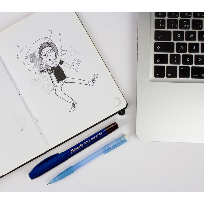 5 Estilógrafos Para Lettering Arte Manga Sketch Dibujo Técnico