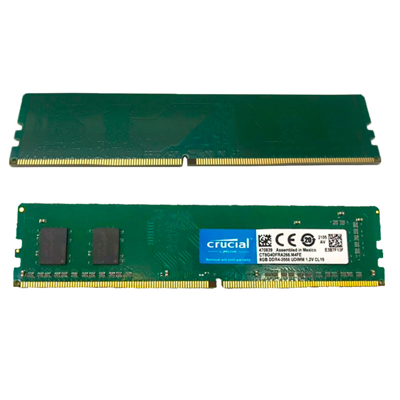 Memoria Crucial 8gb DDR4 2666 UDIMM 1.2v Cl19