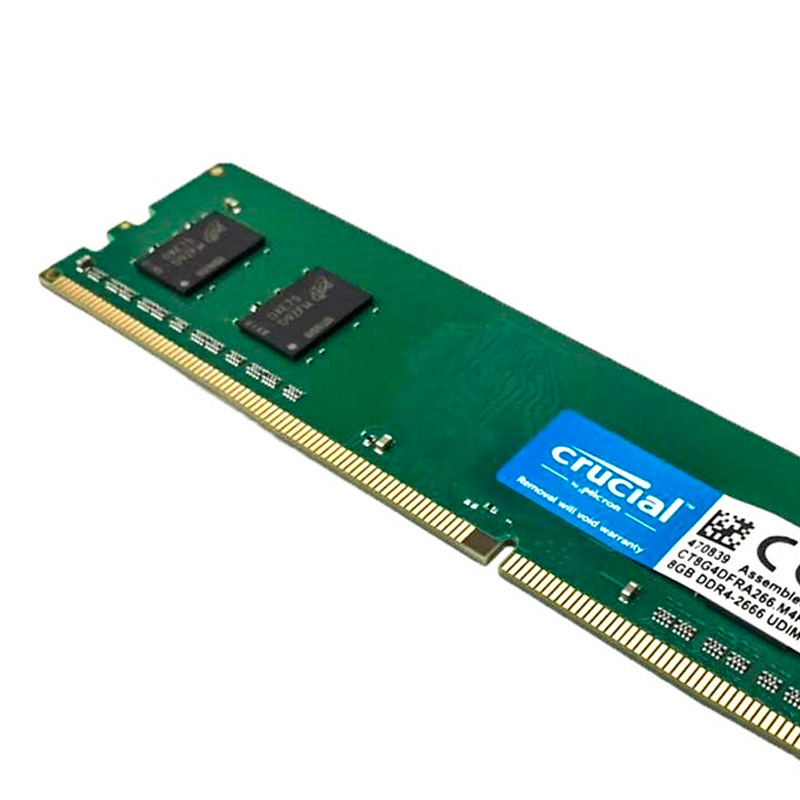 Memoria Crucial 8gb DDR4 2666 UDIMM 1.2v Cl19
