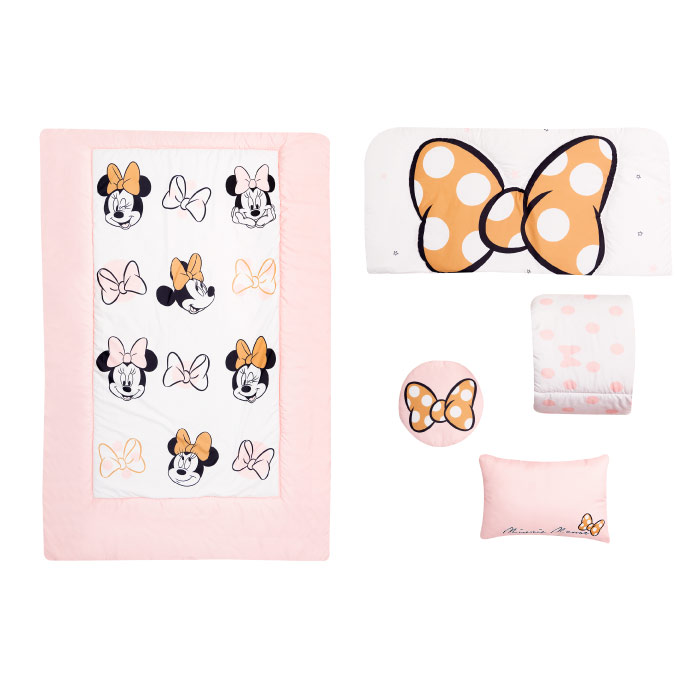 Set de edredón 6 piezas para Cama- Cuna  Adorable Minnie