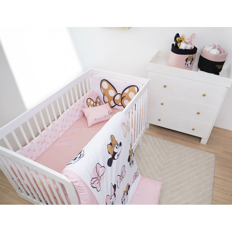 Set de edredón 6 piezas para Cama- Cuna  Adorable Minnie