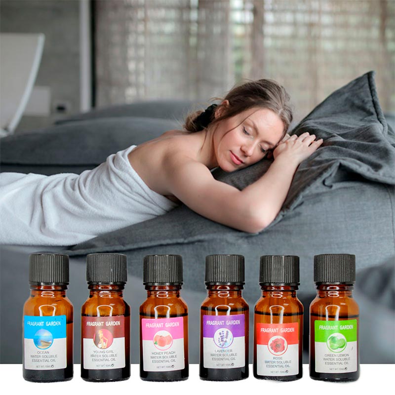 Kit De 6 Esencias Para Difusor Aromaterapia 