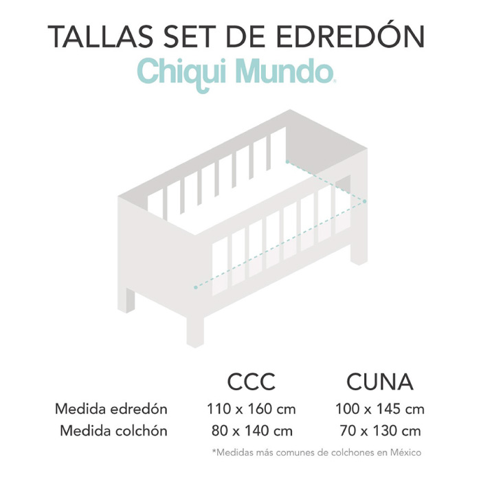 Set de edredón 6 piezas para Cama- Cuna  Adorable Minnie