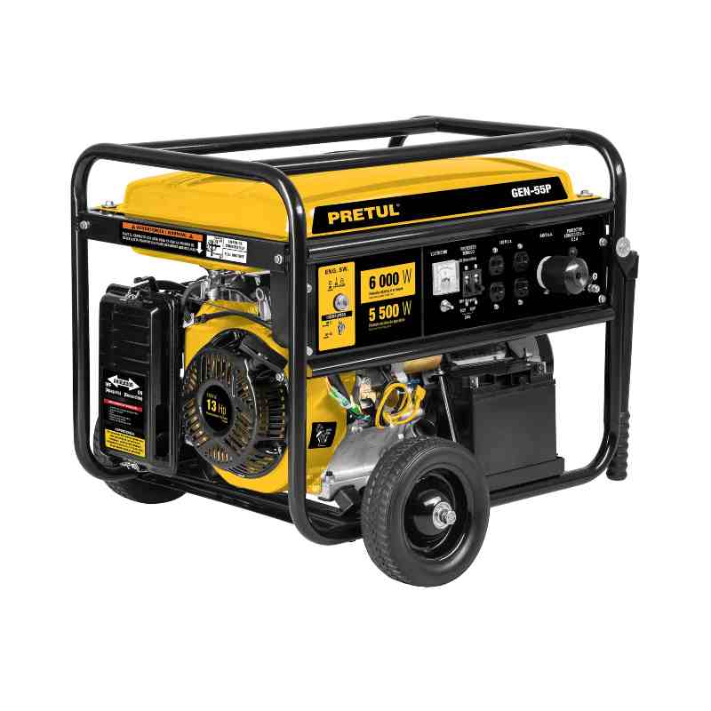 Planta De Luz Generador Eléctrico A Gasolina 13hp 5,500 W