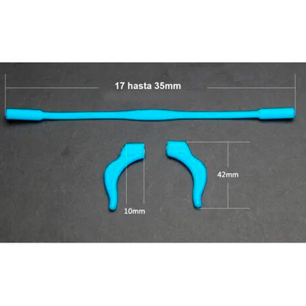 Correa Cordon Para Lentes 2 Pzas* Silicona Gafas Sujetador