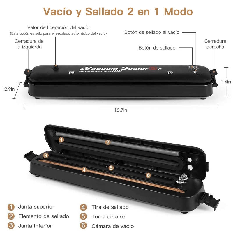 Maquina Automatica De Sellado Al Vacio