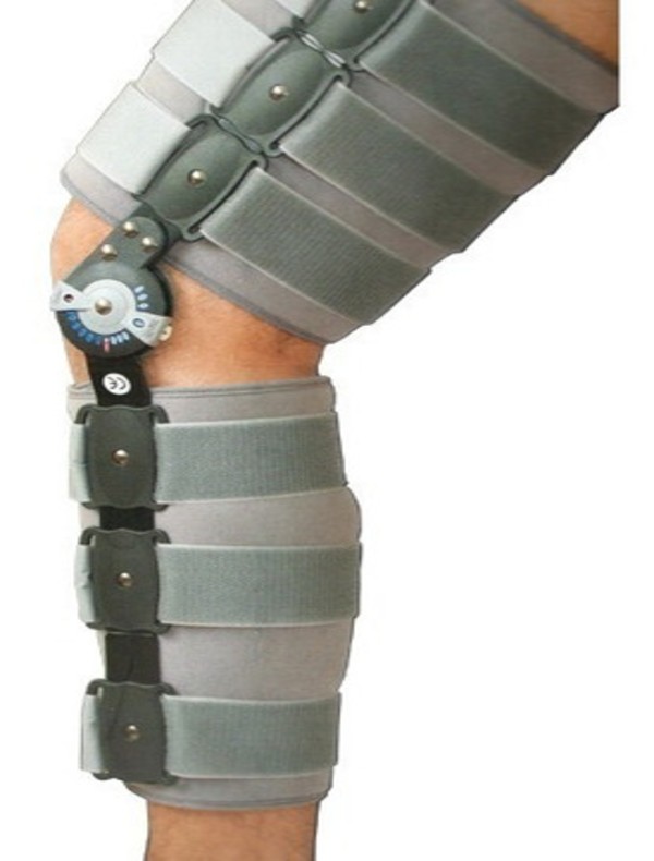 Rodillera Post Operatoria Articulada Rom Mecánica Graduada