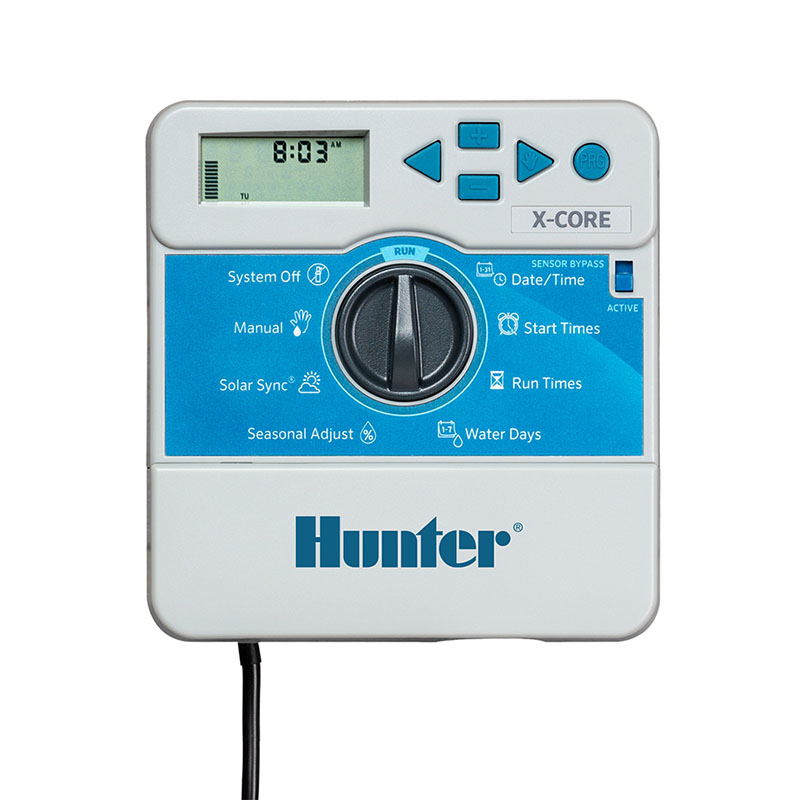 Controlador de 6 estaciones HUNTER XC 600 de ubicación interior