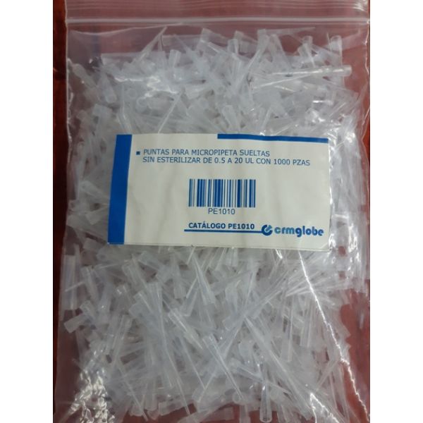 Puntas Para Micropipeta. 0.5-20 Ul.