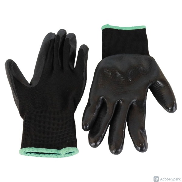 Guantes Nitrilo 8 Pulgadas Trabajo Rudo Resistentes Solvex