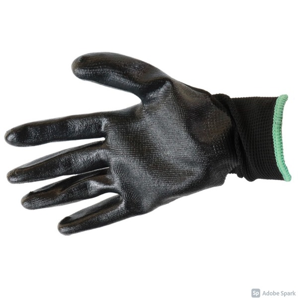 Guantes Nitrilo 8 Pulgadas Trabajo Rudo Resistentes Solvex