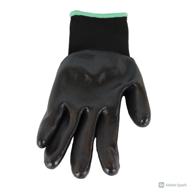 Guantes Nitrilo 8 Pulgadas Trabajo Rudo Resistentes Solvex