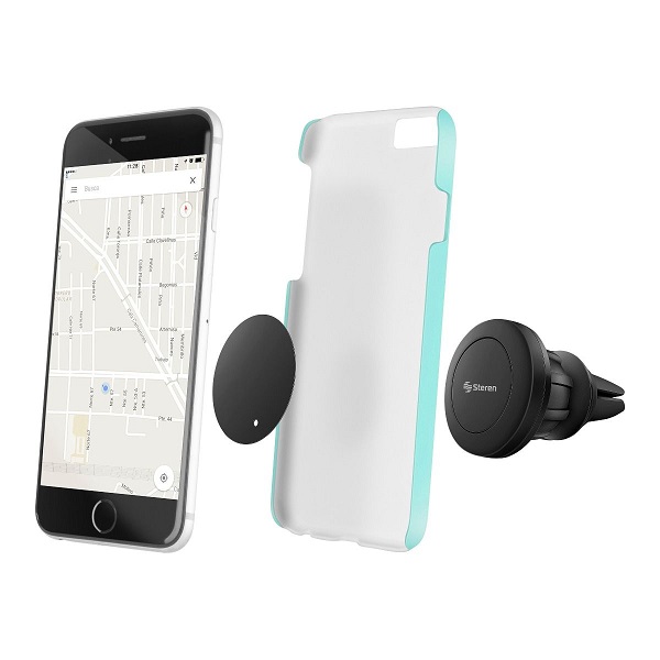 Soporte para celular magnético con clip para ventilas